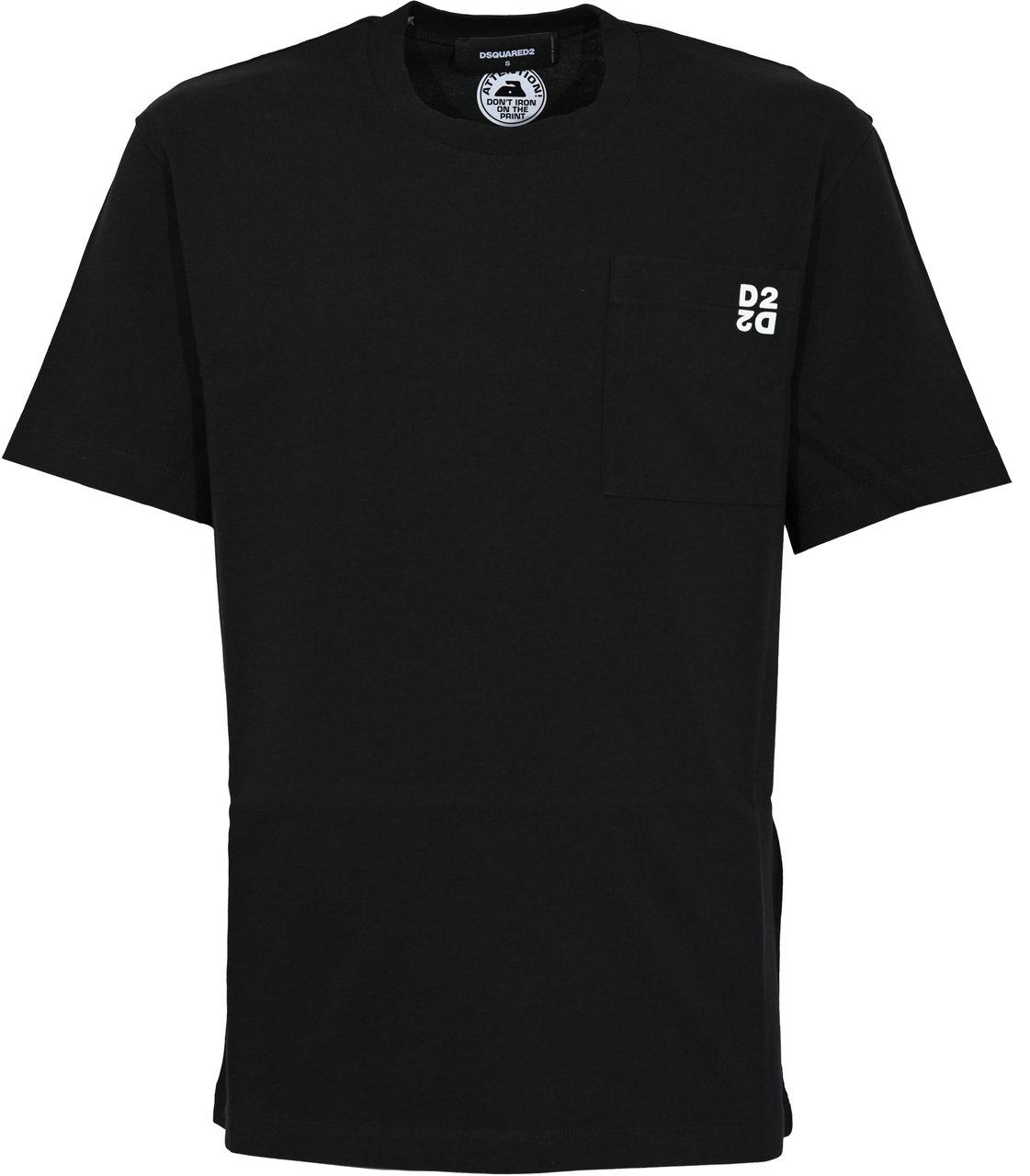 Dsquared2 T-Shirts And Polos Whiteblack Zwart