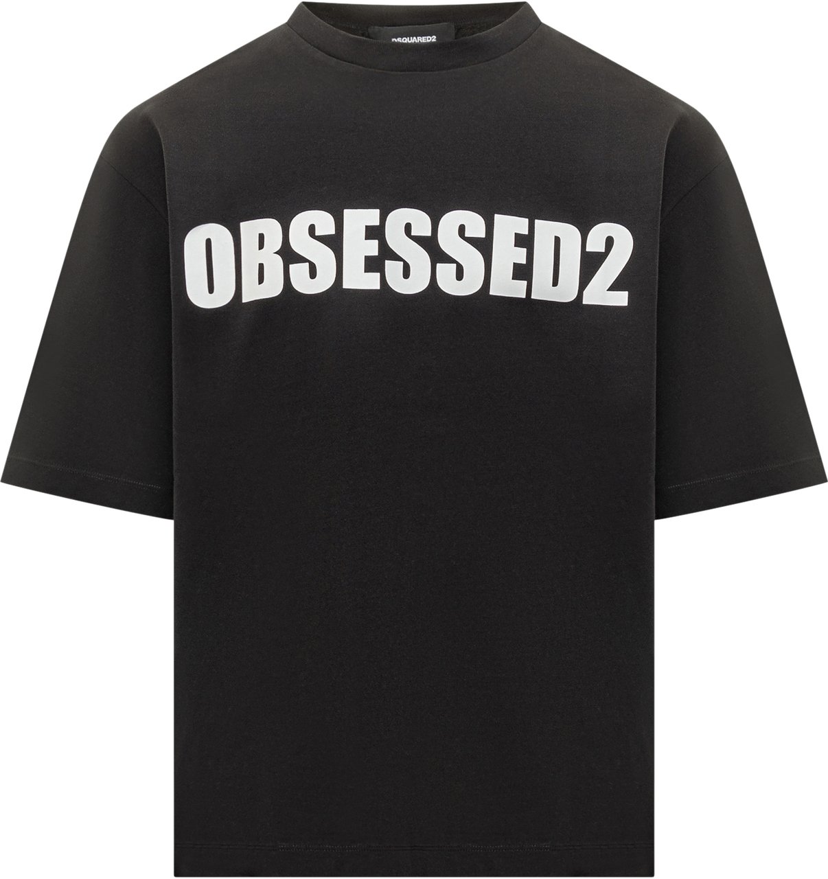 Dsquared2 T-shirt Obsessed2 Nera di Dsquared2 Zwart