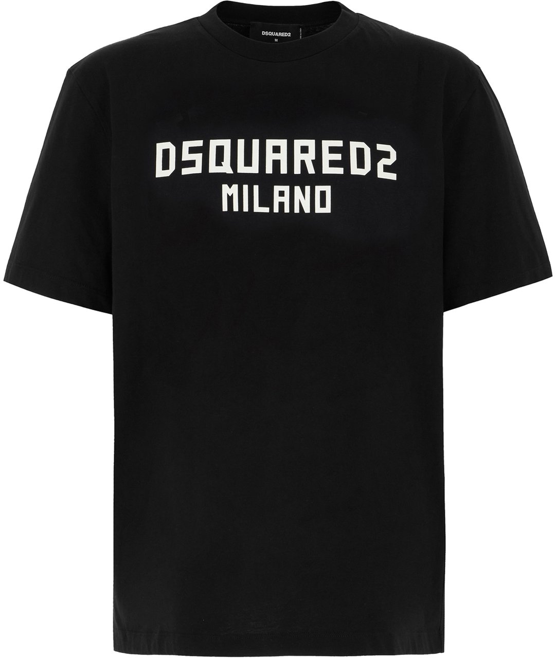 Dsquared2 Dsquared2 Black cotton t-shirt Zwart