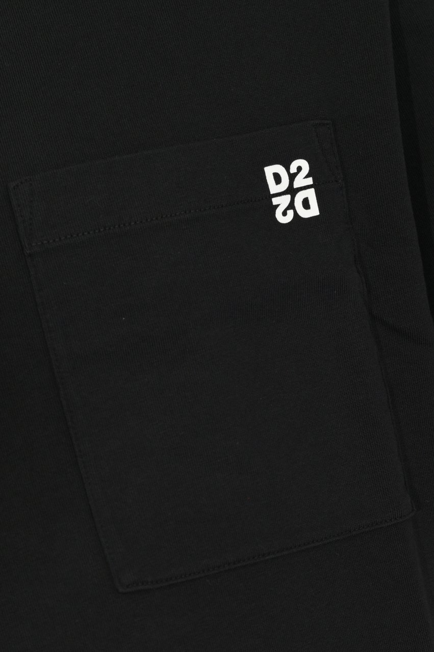 Dsquared2 T-Shirts And Polos Black Zwart