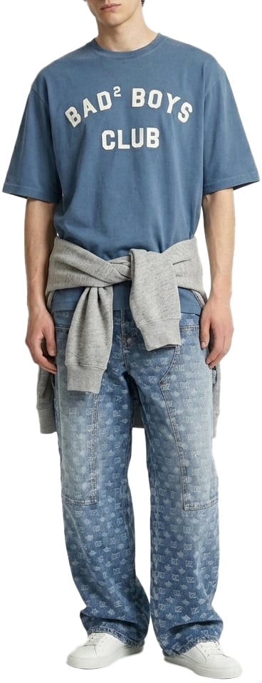 Dsquared2 T-shirt with logo Blauw