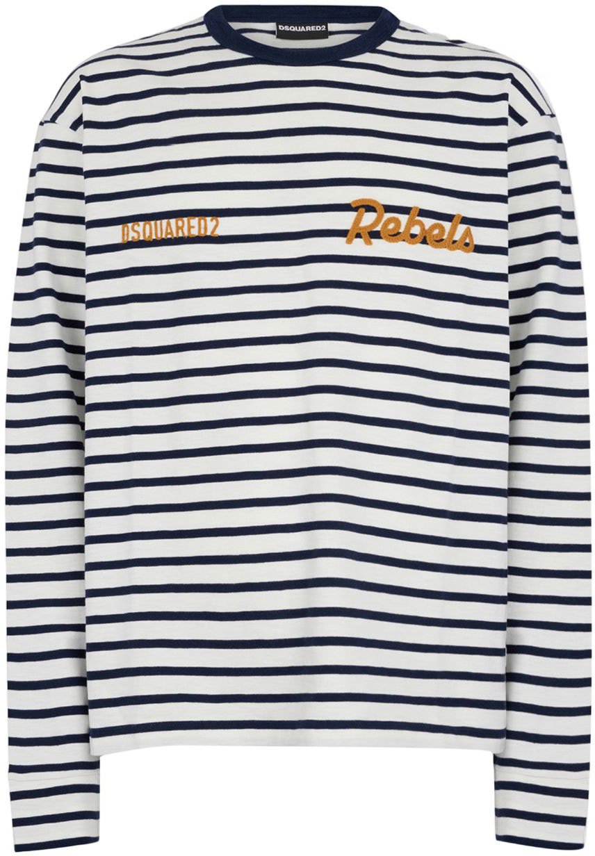 Dsquared2 T-Shirts And Polos White Marine Wit