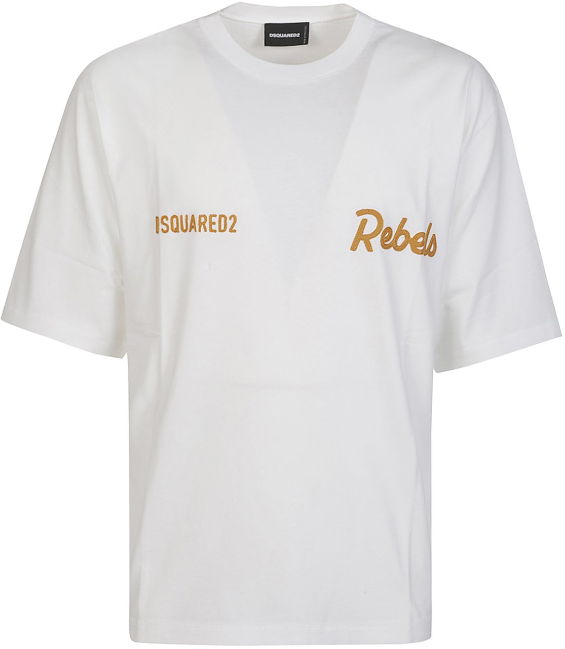 Dsquared2 Loose Fit T-shirt White Wit