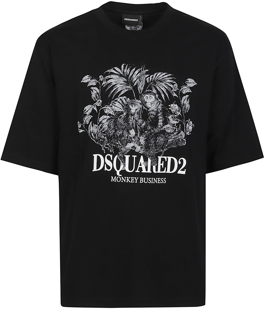 Dsquared2 Loose Fit T-shirt Black Zwart