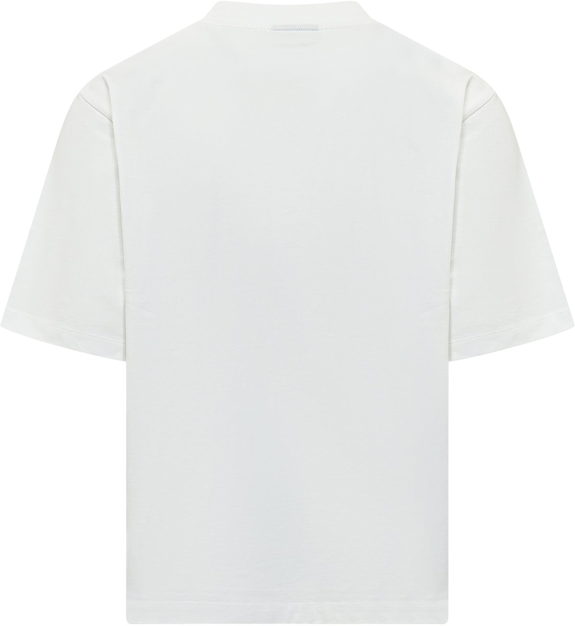 Dsquared2 T-shirt con Tasca in Denim Logo Wit