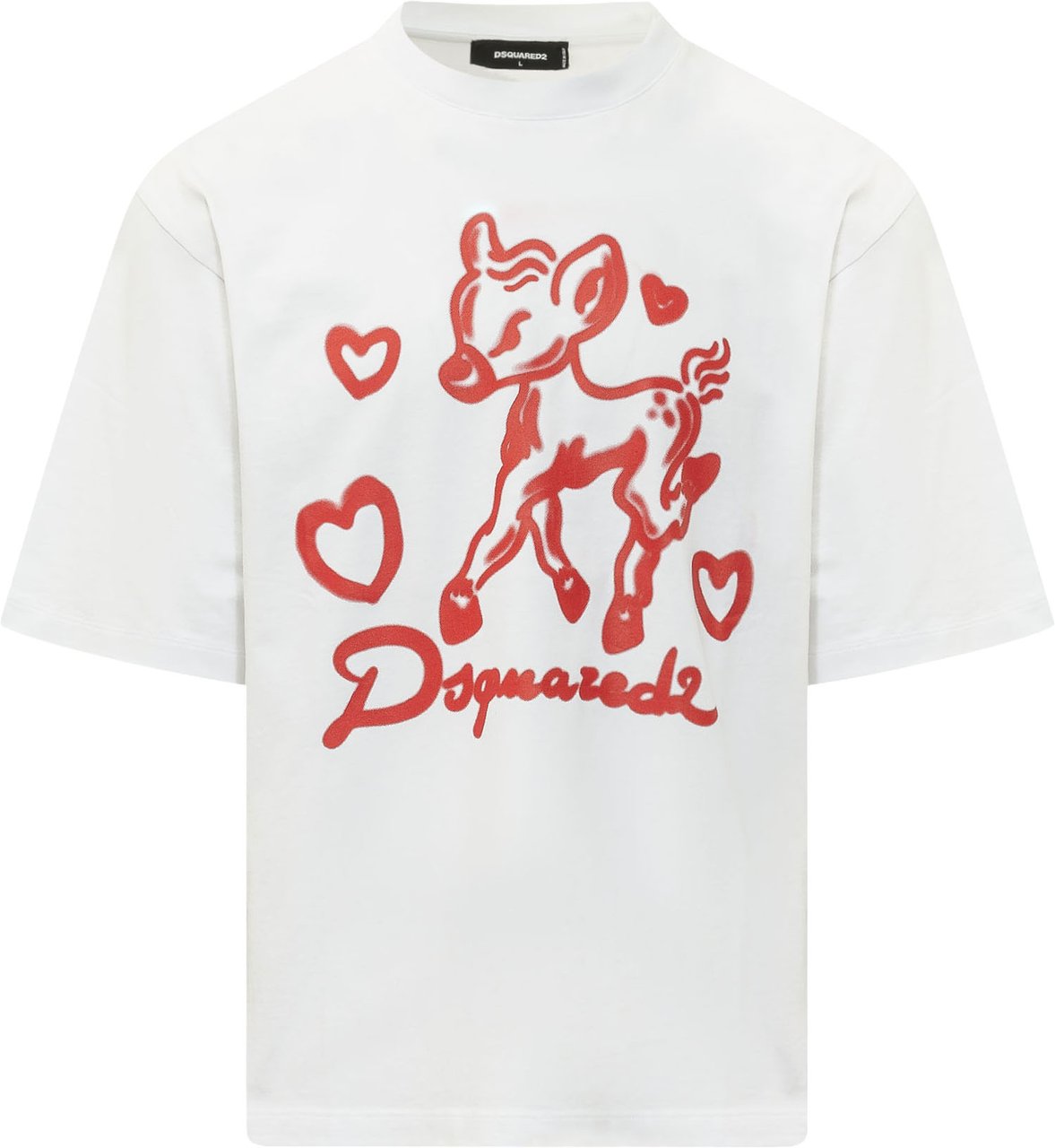 Dsquared2 T-shirt Loose Fit con Grafica Wit