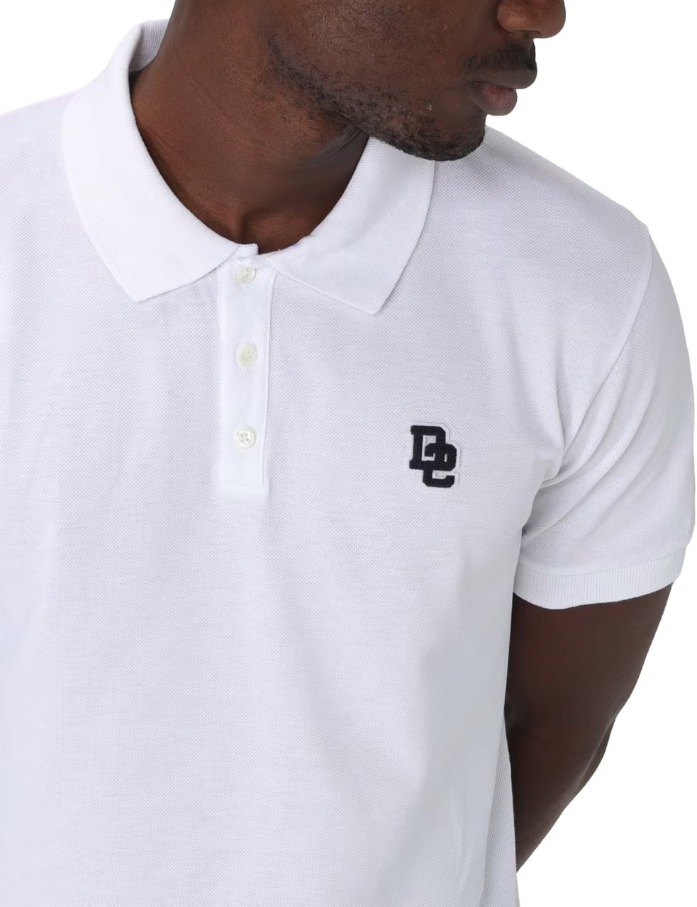 Dsquared2 Tennis Fit D2 Logo Polo Shirt Wit