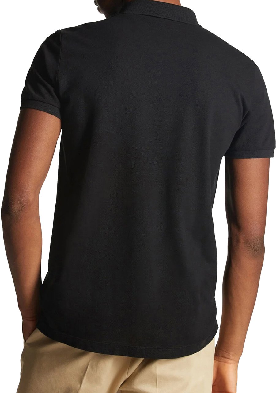 Dsquared2 Tennis Fit D2 Logo Polo Shirt Zwart