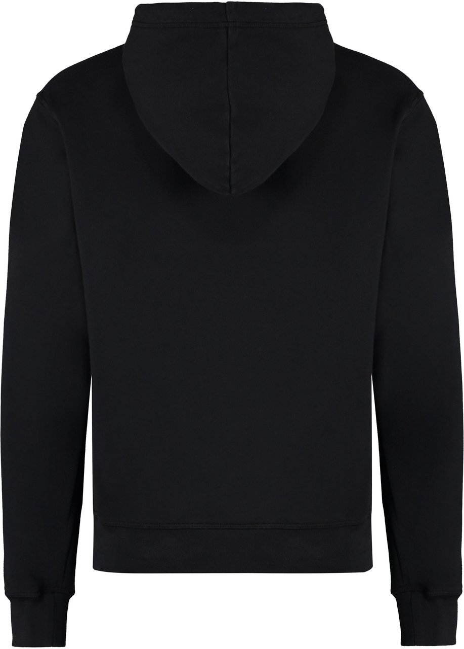 Dsquared2 Logo print hoodie Zwart