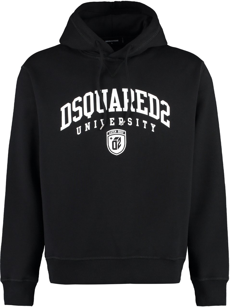 Dsquared2 Cotton hoodie Zwart