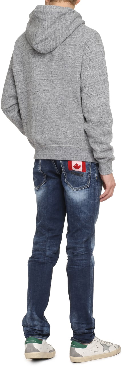 Dsquared2 Logo print hoodie Grijs