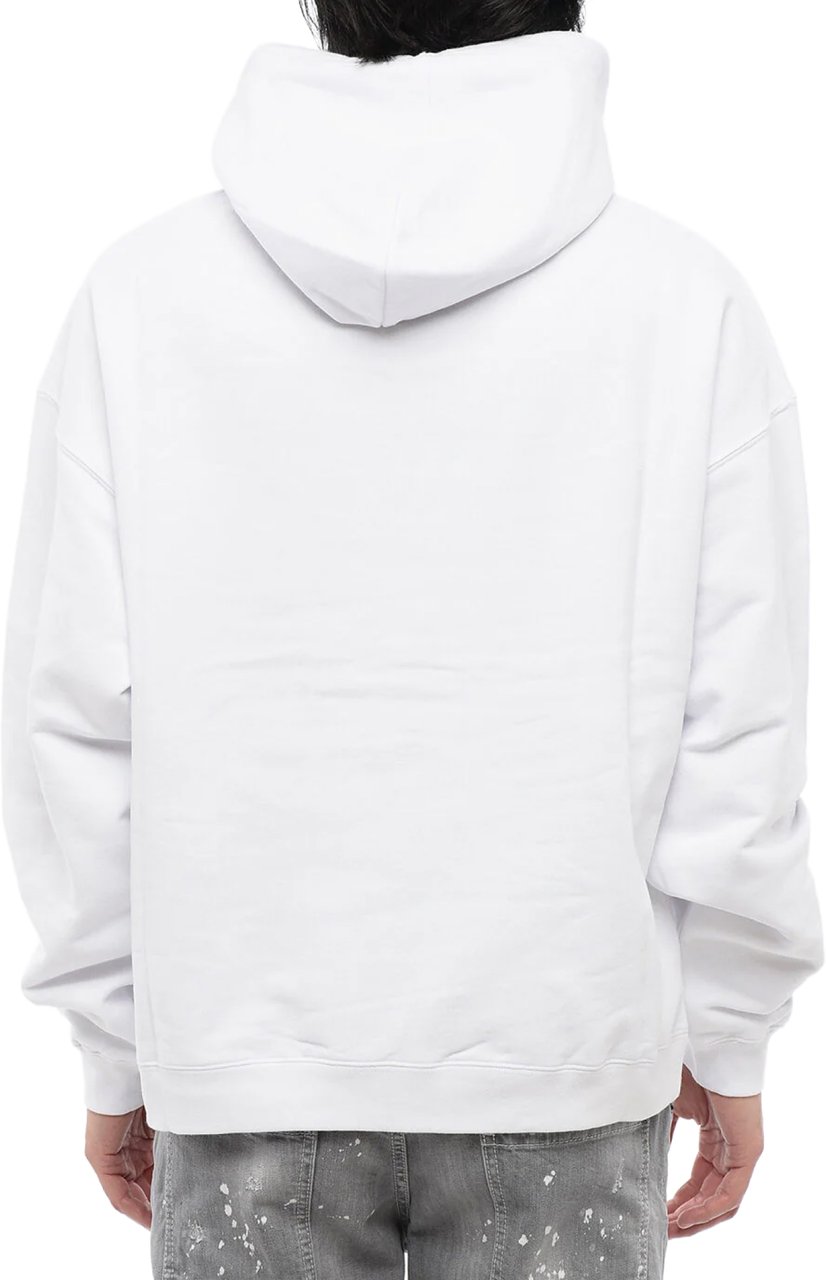Dsquared2 Canadian Village Logo Oversize Hoodie Wit