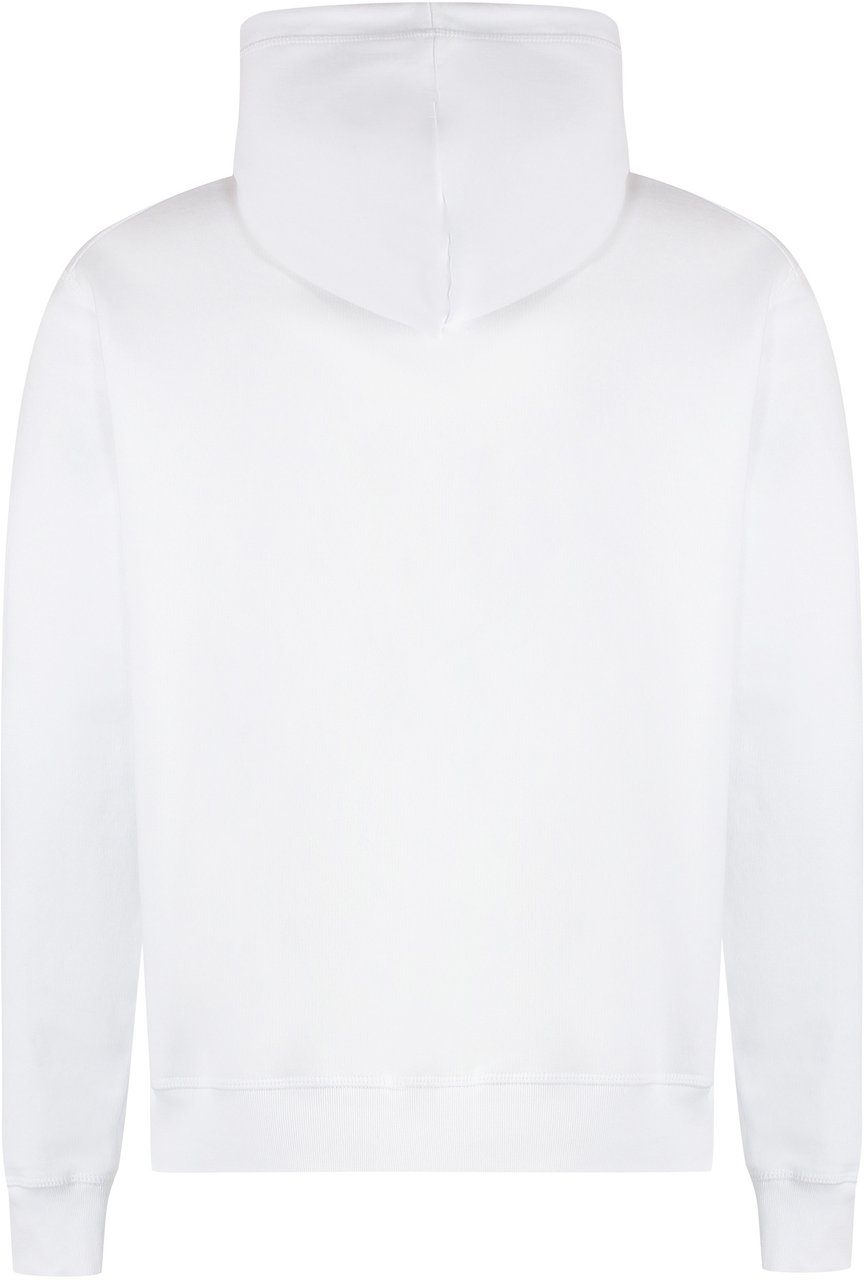 Dsquared2 Cotton hoodie Wit
