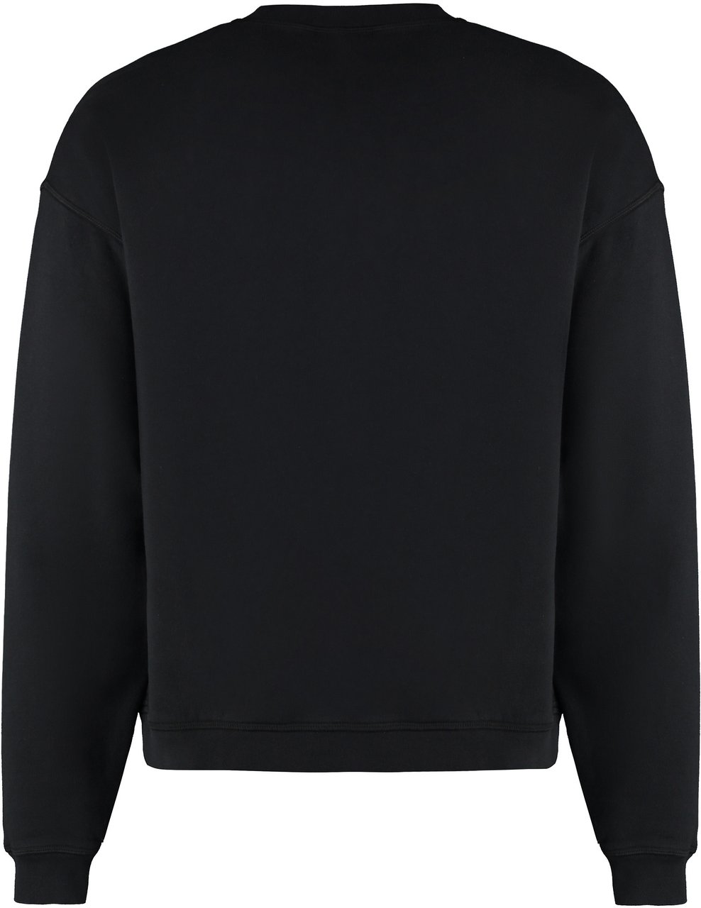 Dsquared2 Logo detail cotton sweatshirt Zwart