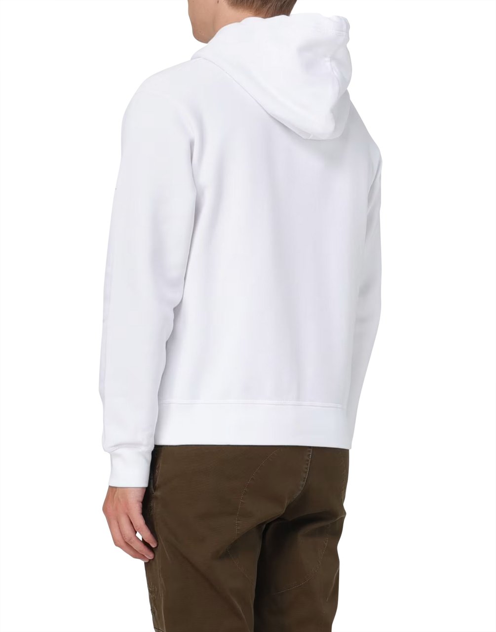 Dsquared2 Ciro Cool Fit Logo Hoodie Wit