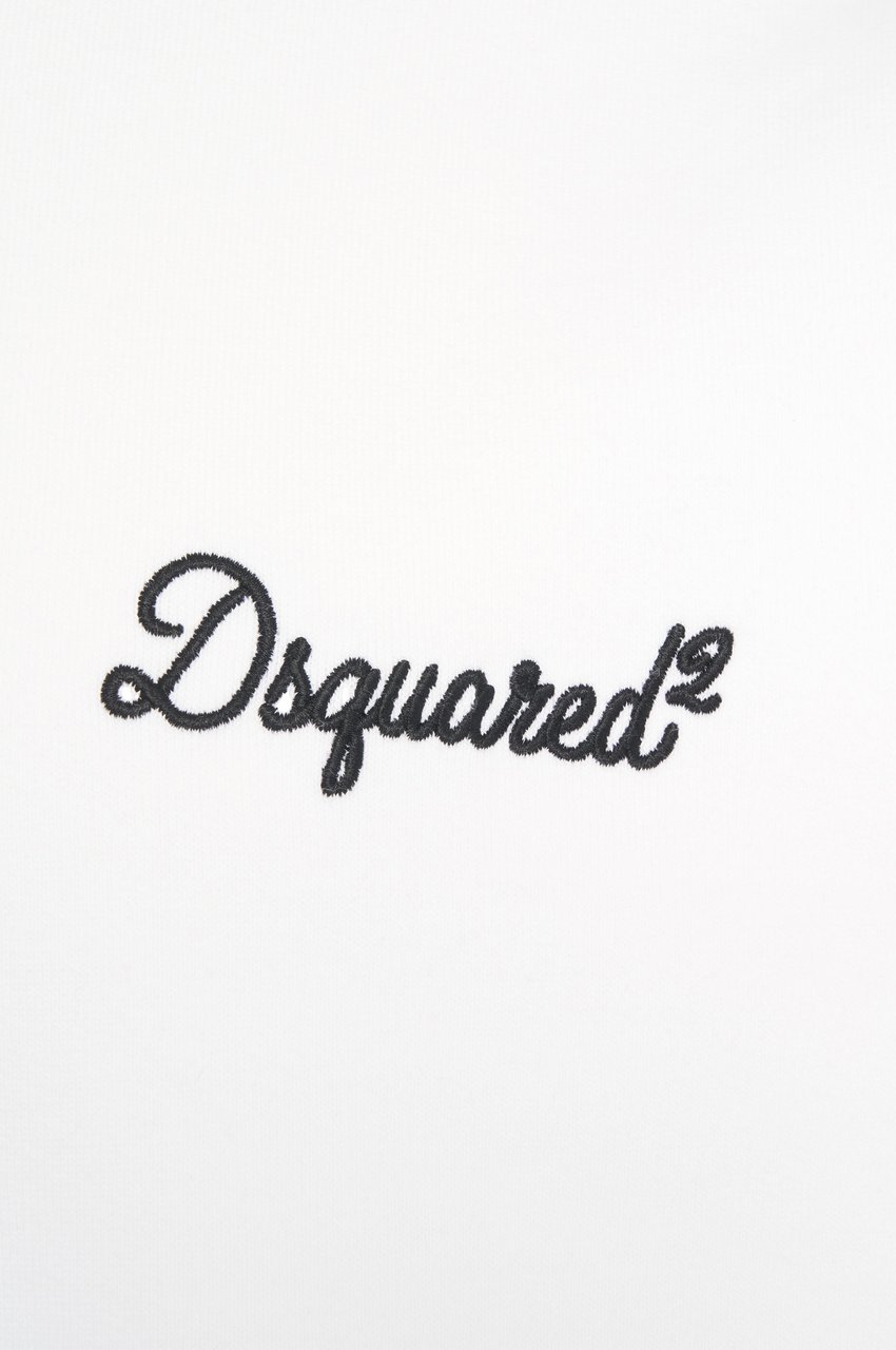 Dsquared2 Sweatshirt with logo embroidery Wit