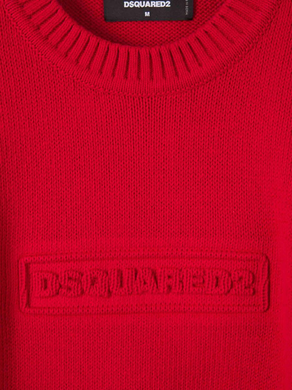 Dsquared2 Logo Knitted Sweater Rood
