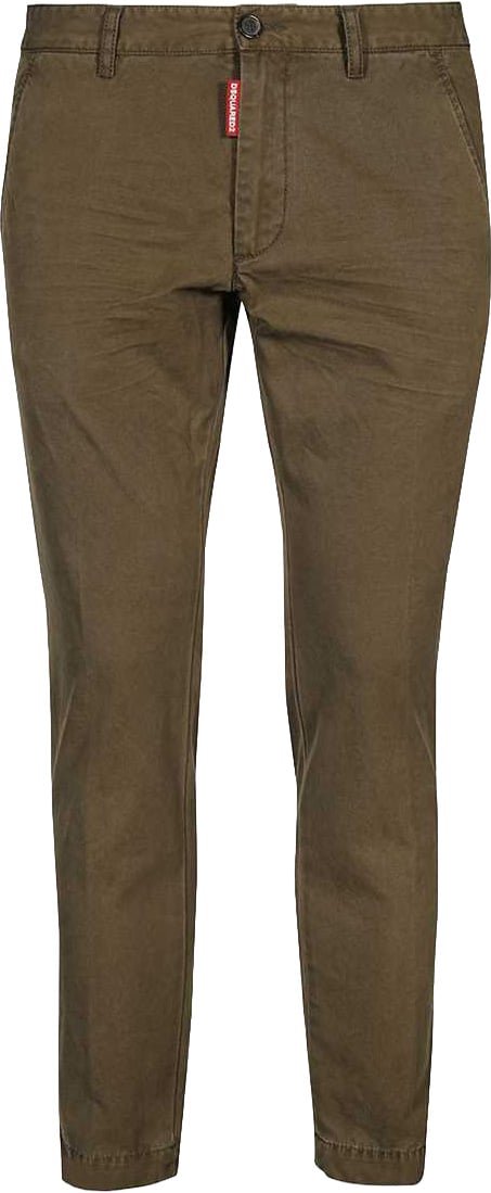 Dsquared2 Cotton Chino trousers Bruin