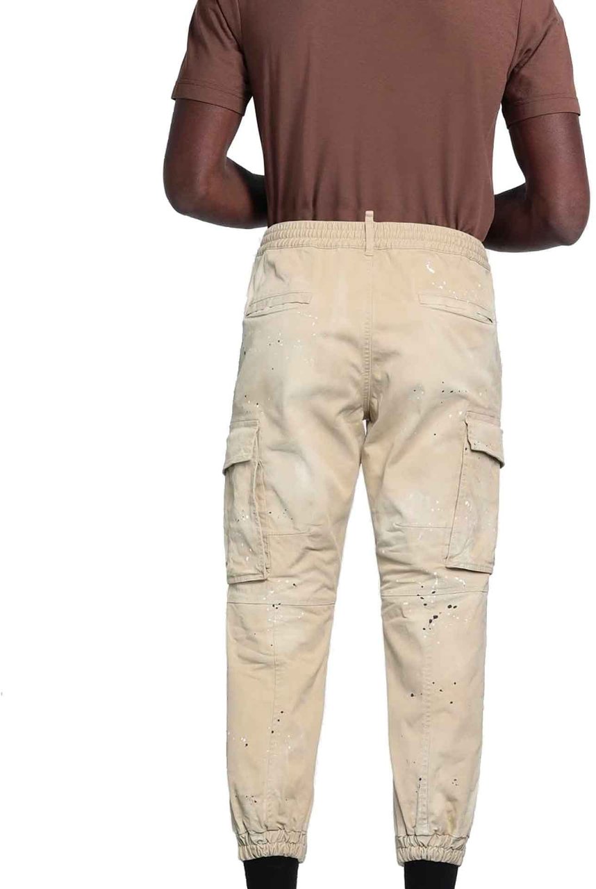 Dsquared2 Dsquared2 Cotton Cargo Pants Beige
