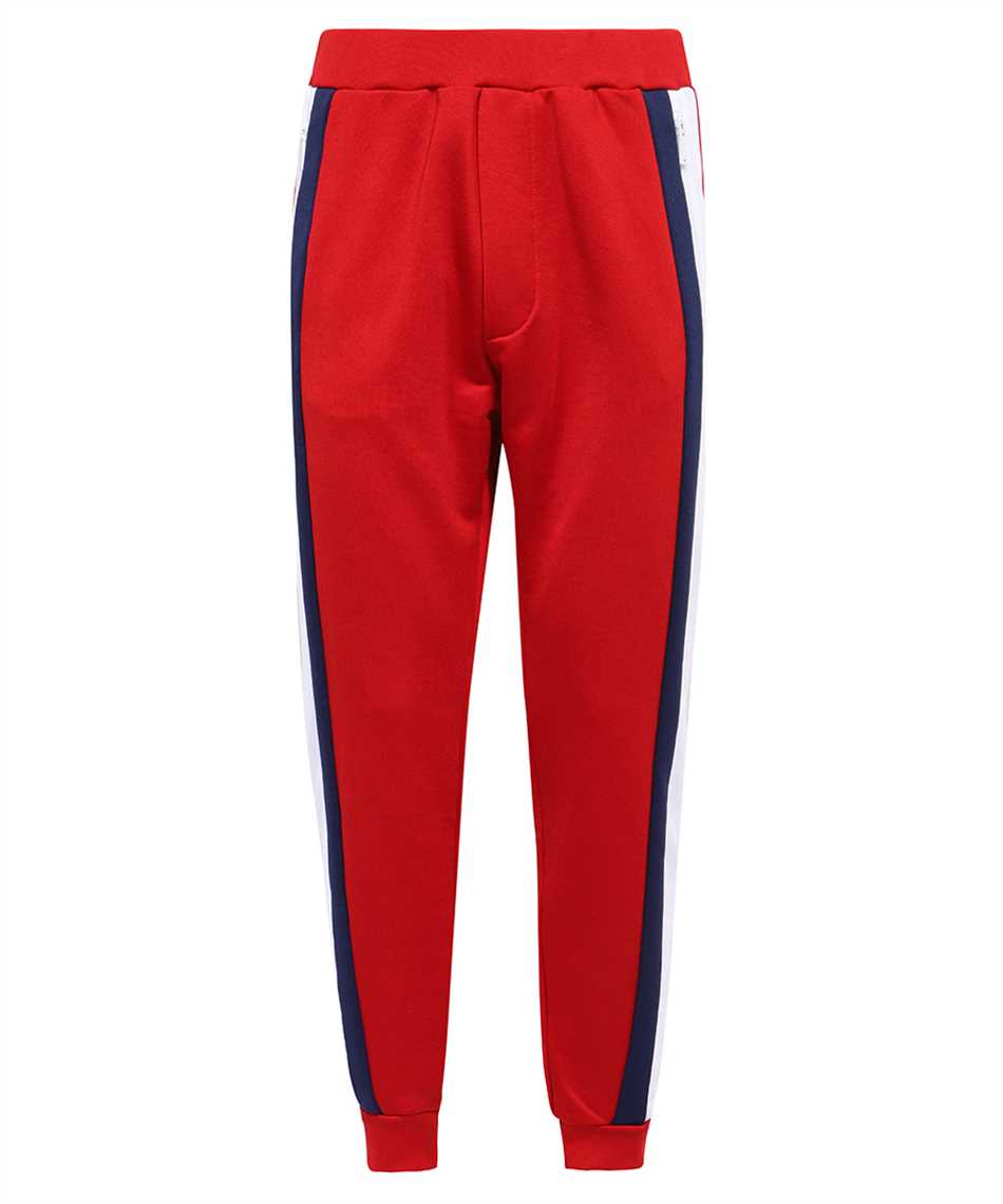 Dsquared2 Track-pants with decorative stripes Rood