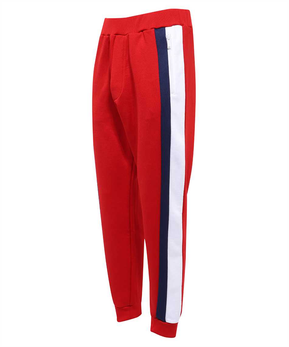 Dsquared2 Track-pants with decorative stripes Rood