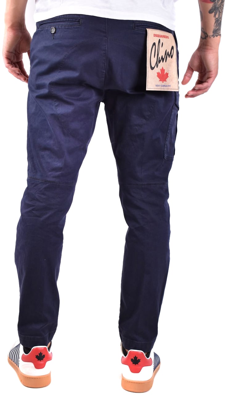 Dsquared2 Trousers Blue Blauw