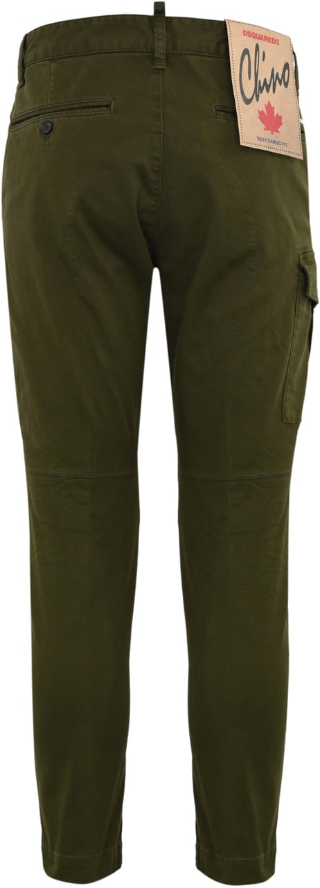 Dsquared2 Trousers Military Green Groen
