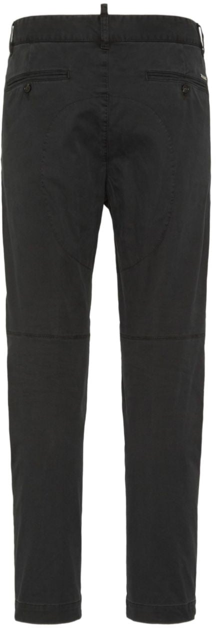Dsquared2 Tailored Black Trousers Zwart