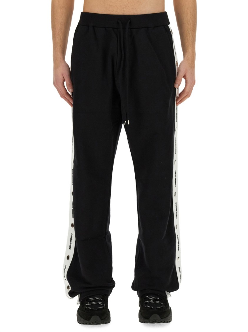 Dsquared2 Oversized Jogging Pants Zwart