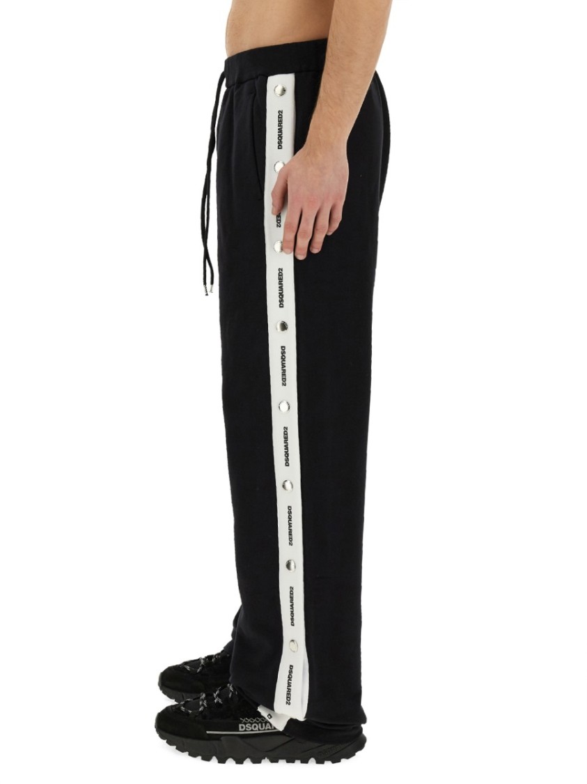 Dsquared2 Oversized Jogging Pants Zwart