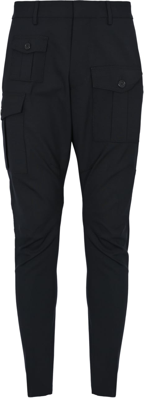 Dsquared2 Trousers Black Zwart