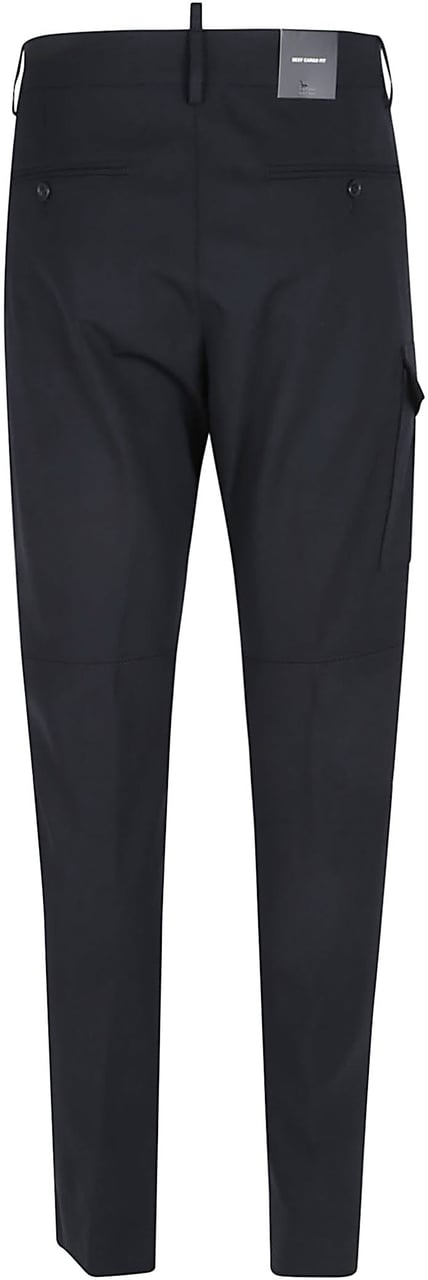 Dsquared2 Chic Urban Sexy Cargo Pant Black Zwart