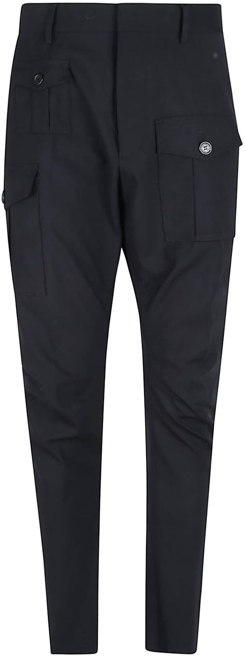 Dsquared2 Chic Urban Sexy Cargo Pant Black Zwart