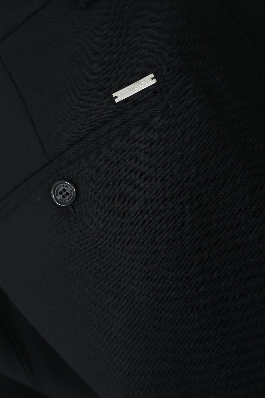 Dsquared2 Trousers Black Zwart
