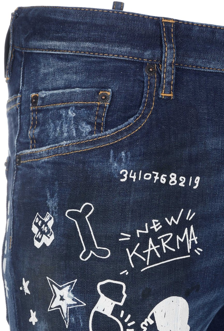 Dsquared2 Dsquared2 Skater Jeans blau Blauw