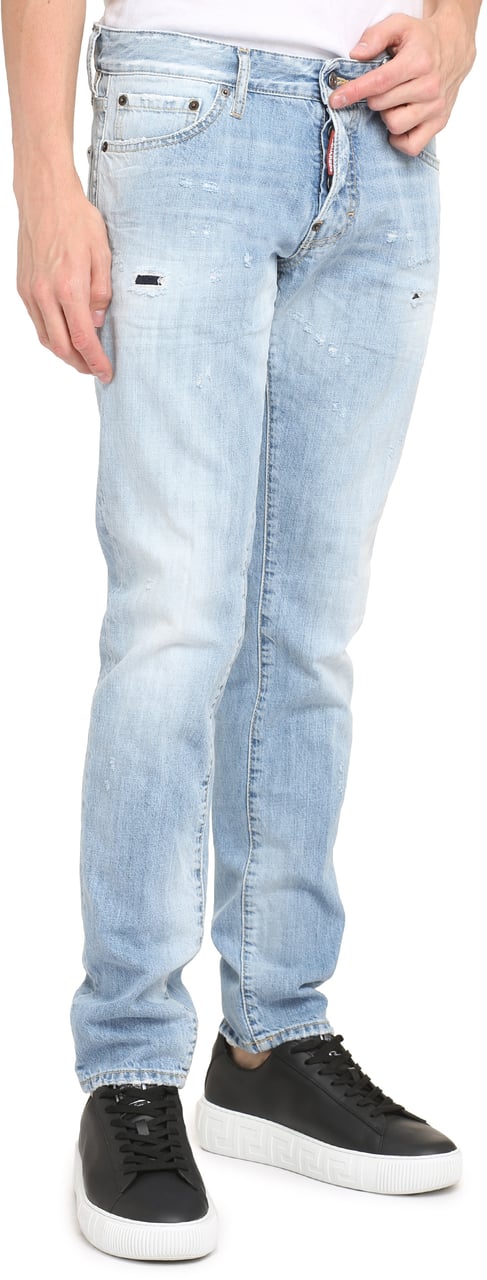 Dsquared2 Stretch cotton jeans Blauw