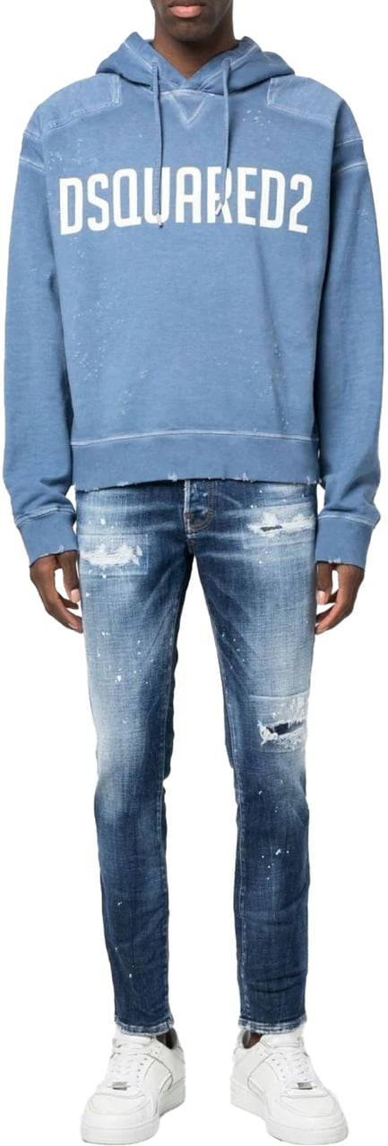 Dsquared2 Skater Slim Fit Jeans Blauw