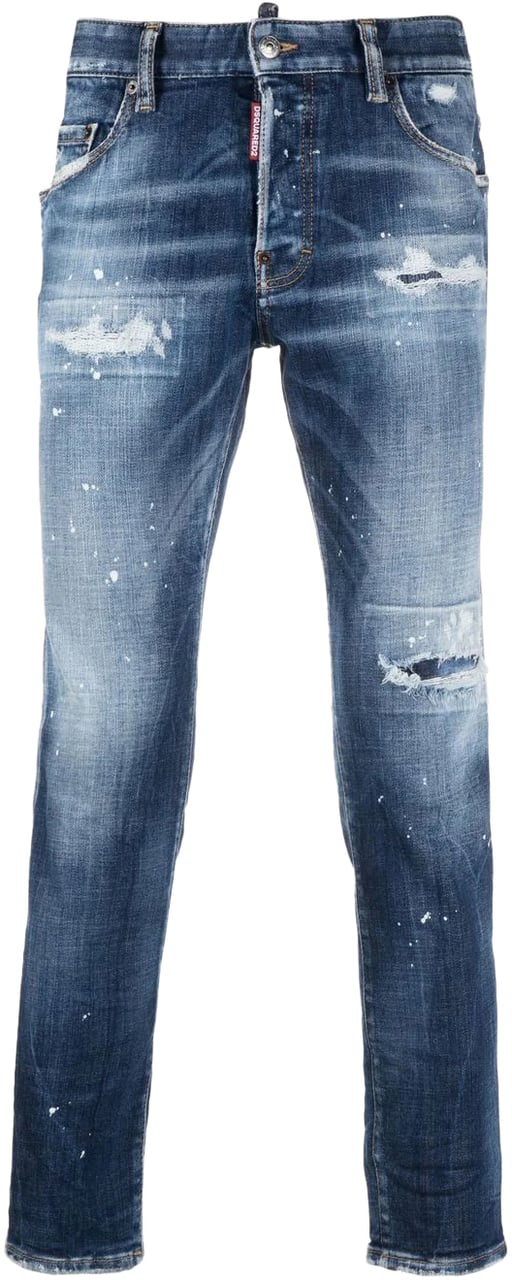 Dsquared2 Skater Slim Fit Jeans Blauw