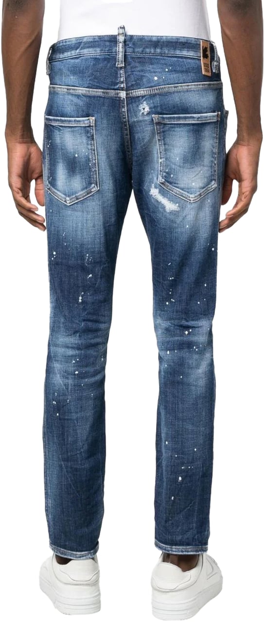 Dsquared2 Skater Slim Fit Jeans Blauw