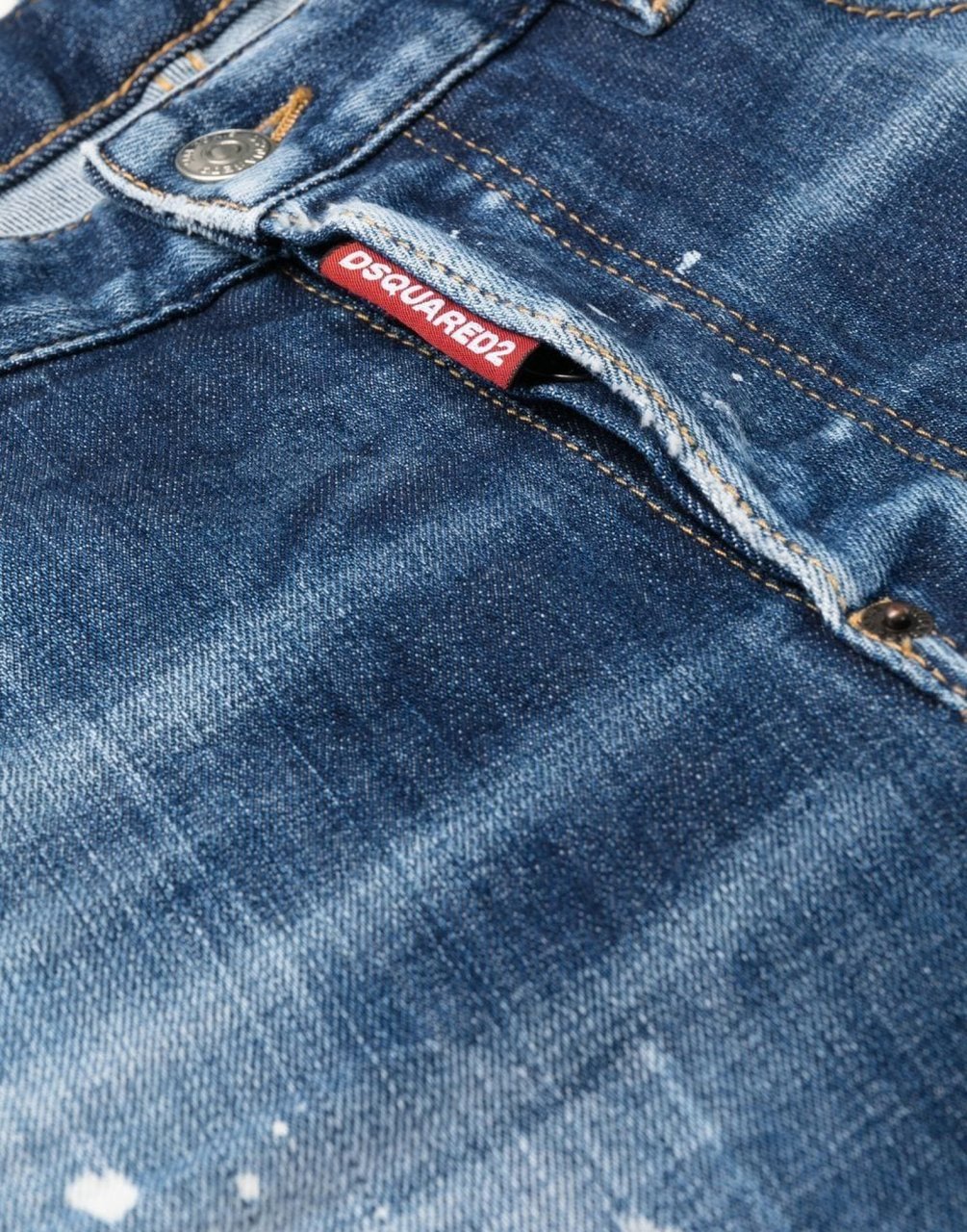 Dsquared2 Skater Slim Fit Jeans Blauw