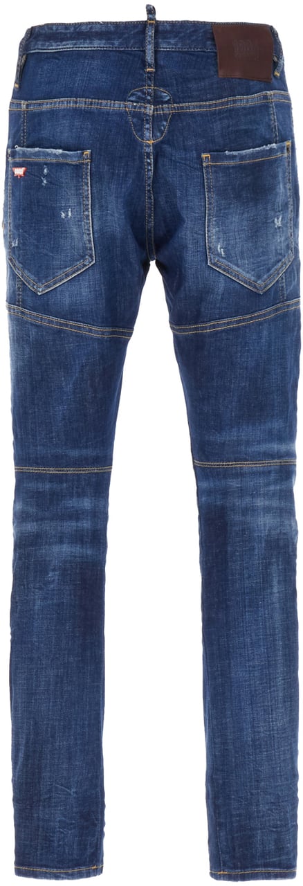 Dsquared2 Dsquared2 Stretch denim Tidy Biker jeans Blauw