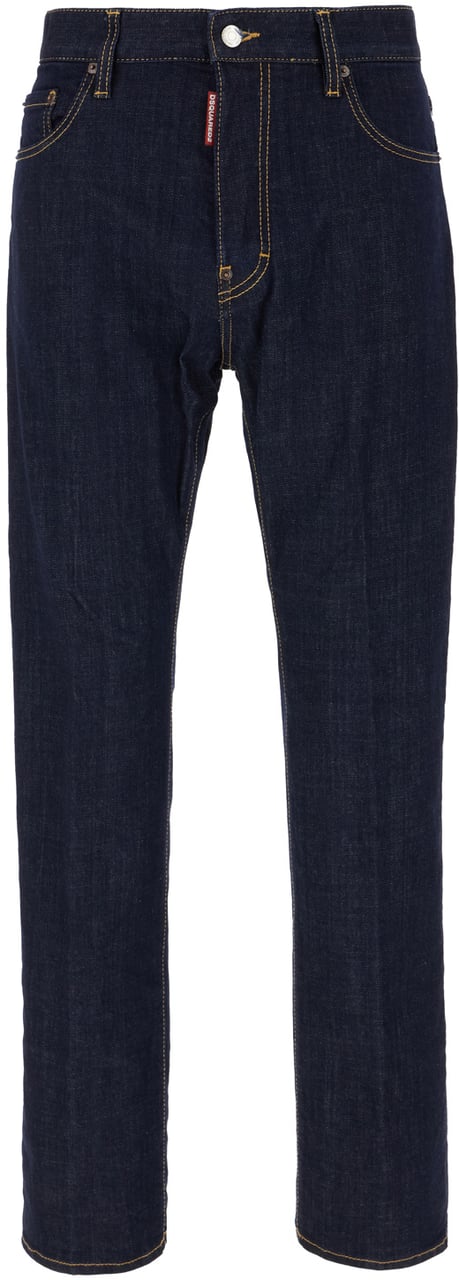 Dsquared2 Dsquared2 Blue stretch denim 642 Jean jeans Blauw