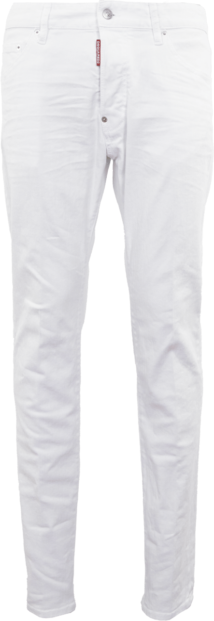 Dsquared2 Heren Pants 5 Pockets Wit Wit