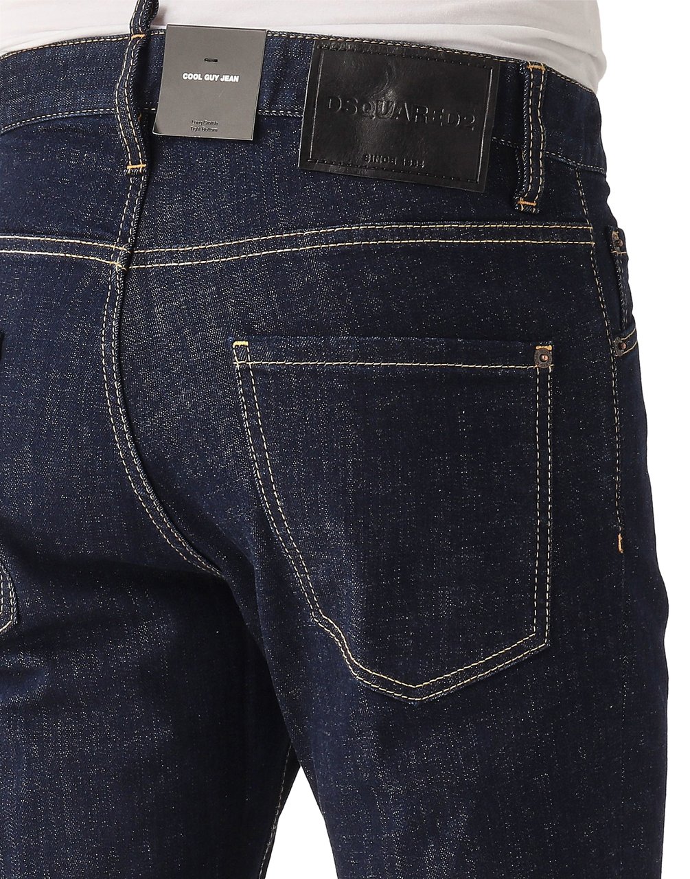 Dsquared2 Cool Guy Logo Patch Jeans Blauw