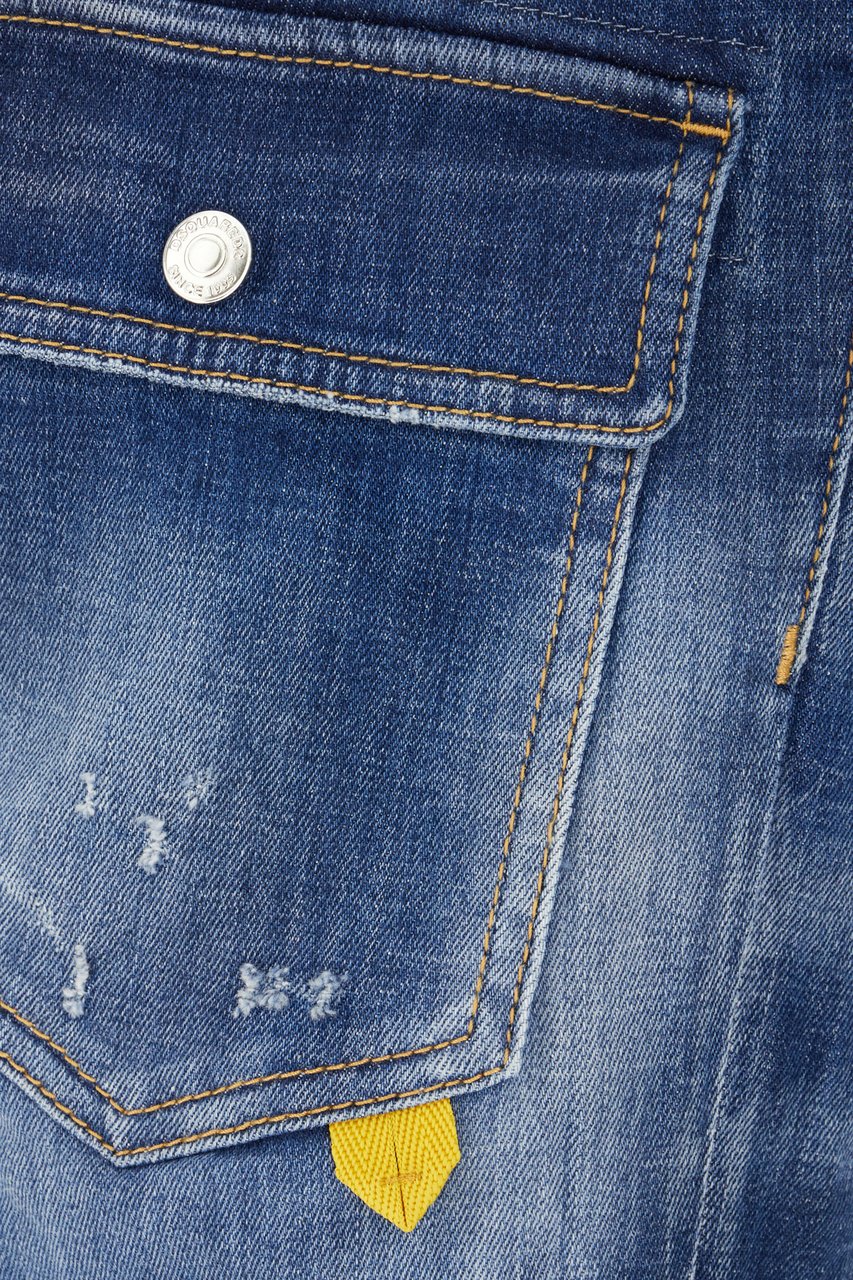 Dsquared2 Dsquared2 Stretch denim Cool Guy jeans Blauw