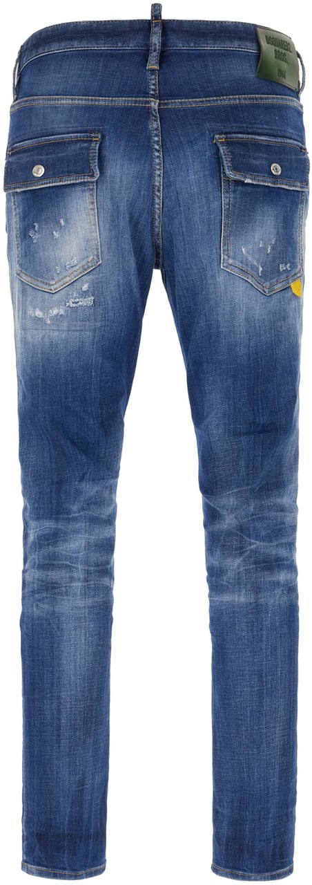 Dsquared2 Dsquared2 Stretch denim Cool Guy jeans Blauw