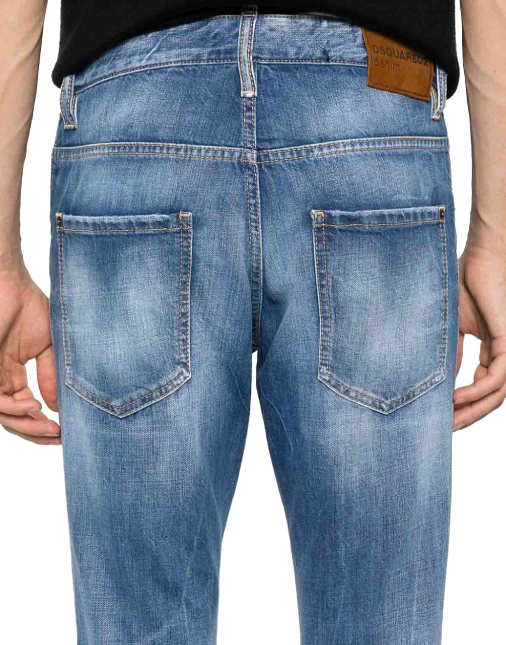 Dsquared2 Skater Slim Fit Jeans Blauw