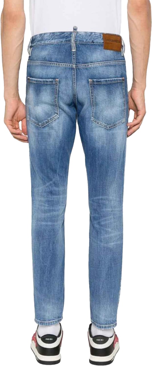 Dsquared2 Skater Slim Fit Jeans Blauw