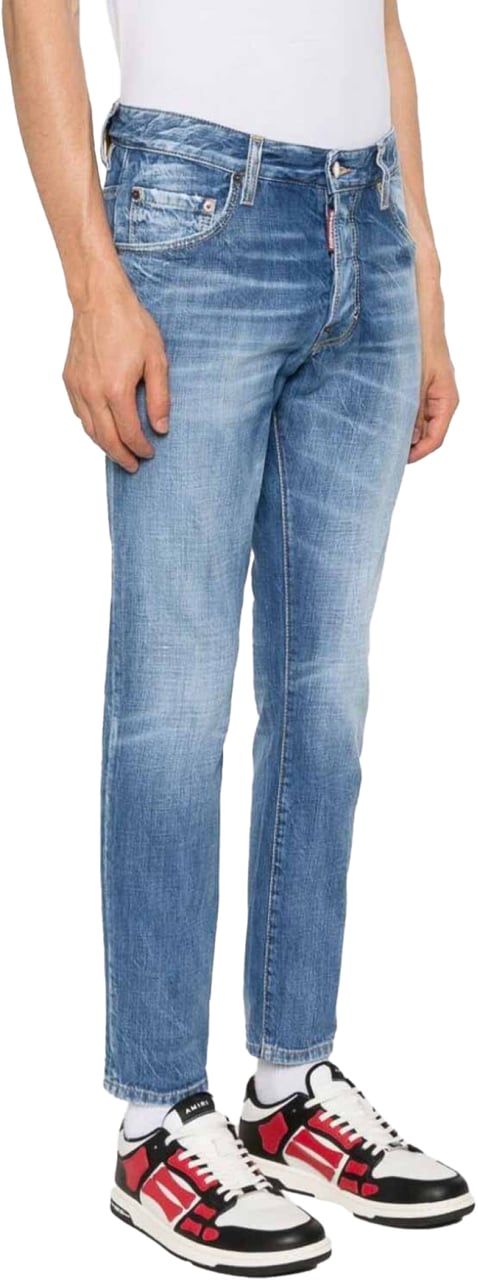Dsquared2 Skater Slim Fit Jeans Blauw