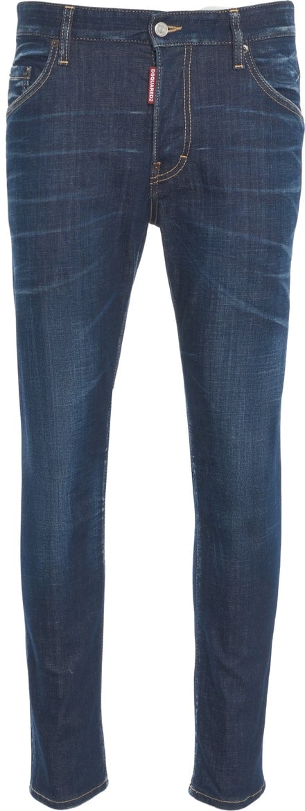 Dsquared2 Slim fit jeans 'Skater' Blauw